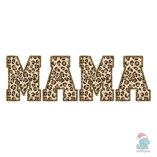 Mama Leopard Print Designs T-Shirt - DTF Transfer