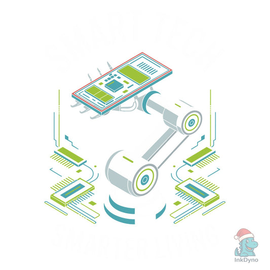 Smart Tech Smarter Living Lifestyle - DTF Transfer