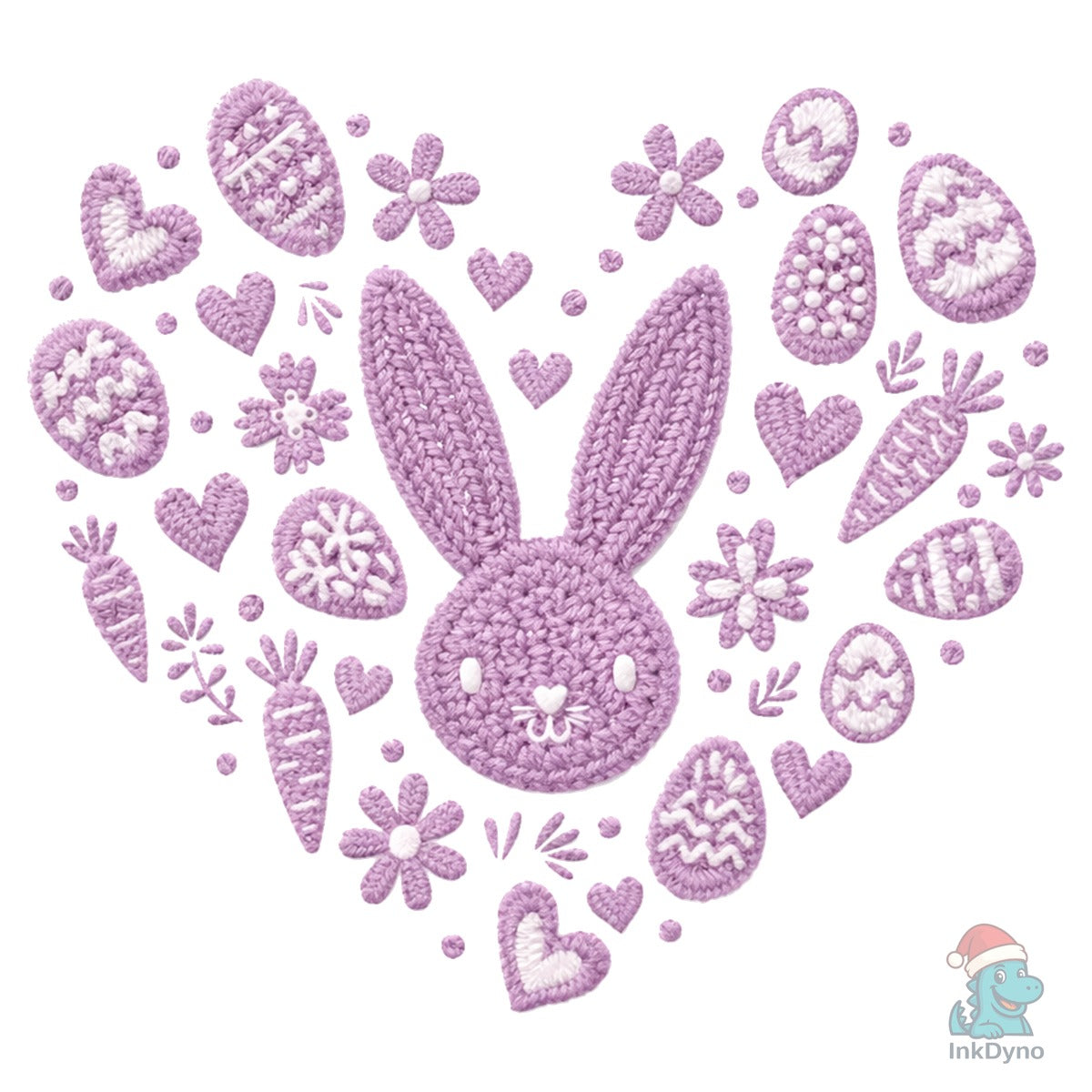 Easter Heart Easter Bunny