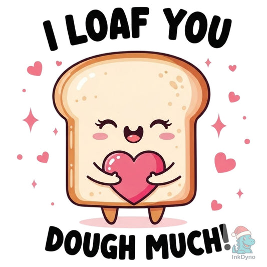 I Loaf You Dough Much Design - DTF Transfer
