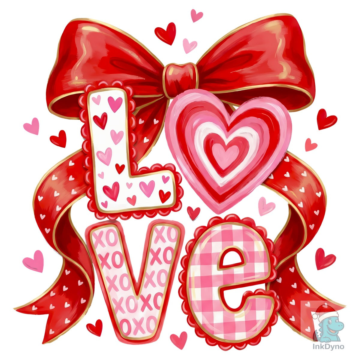 Cute Love Bow Valentine's Day T-Shirt