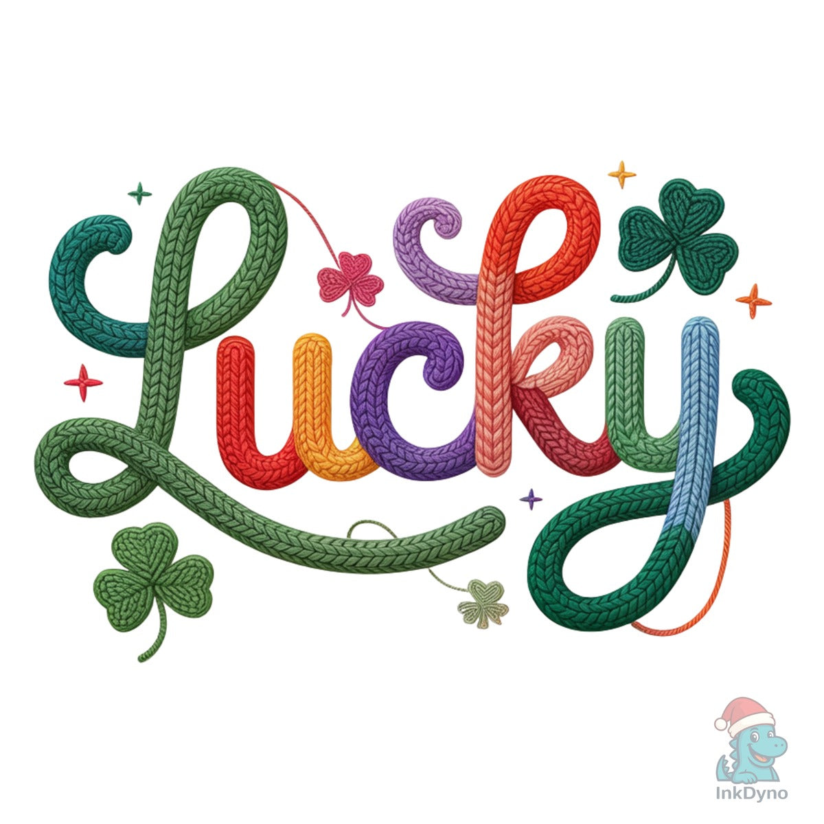 Lucky Script Shamrock