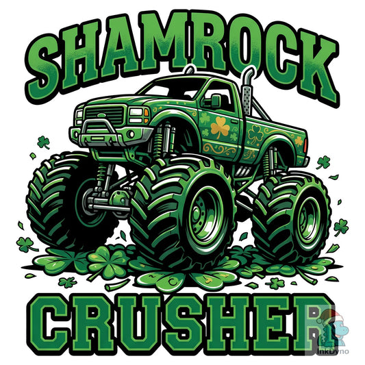 Shamrock Crusher Monster Truck - DTF Transfer