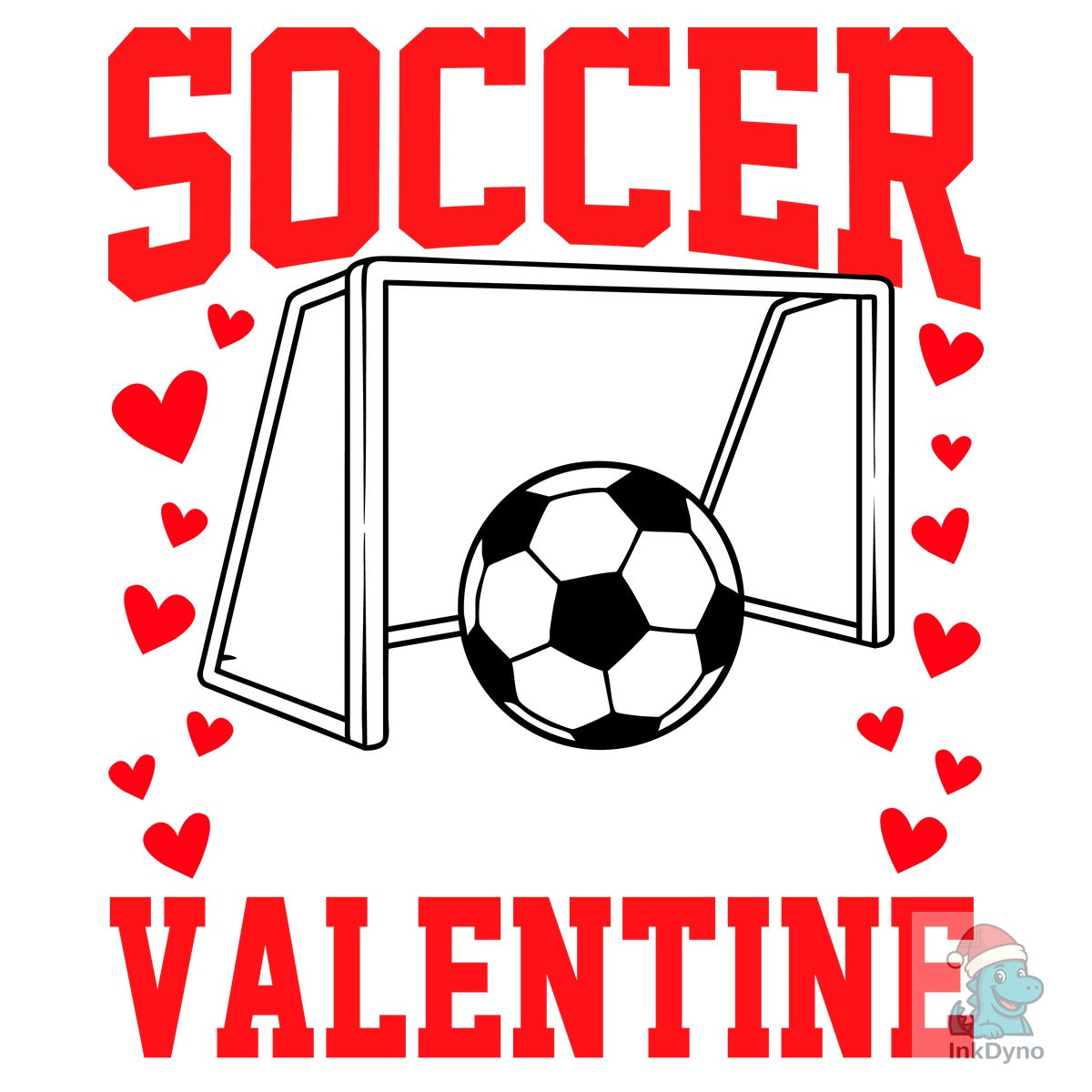 Soccer Love Valentine's Day T-Shirt