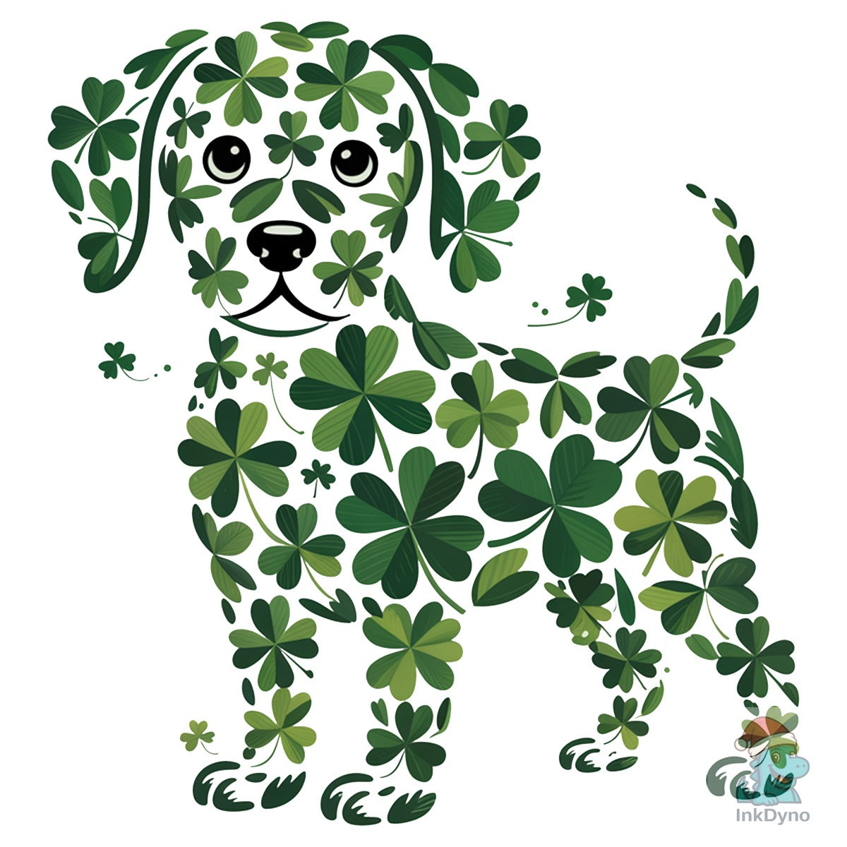 St Patrick's Day Shamrock Bulldog