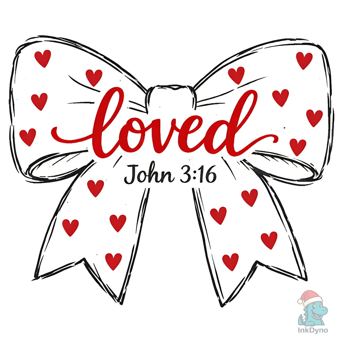 Christian Valentine Coquette Bow