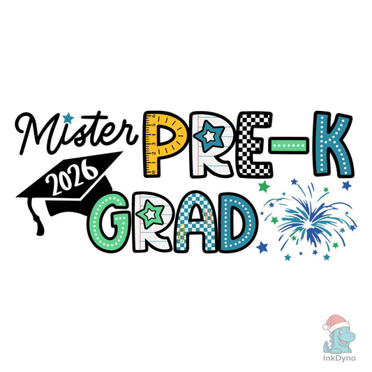 PRE-K Graduation 2026 Grad Squad Cap - DTF Transfer