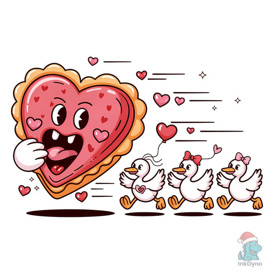 Cute Valentine Heart Cookie Shirt - DTF Transfer