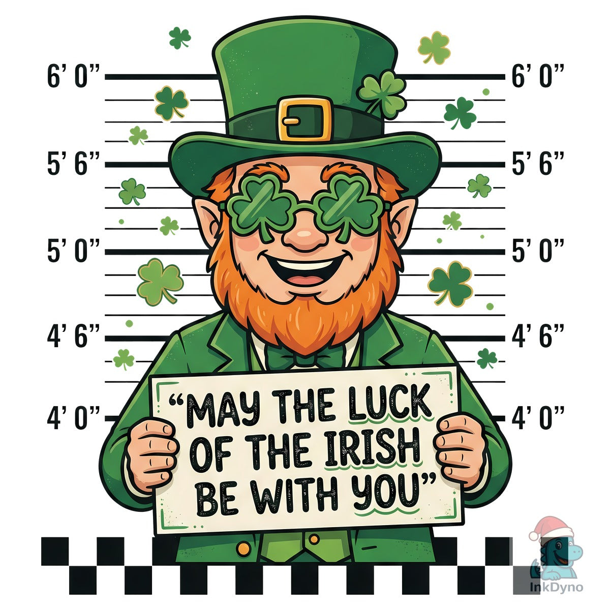 Funny St Patrick's Day Leprechaun