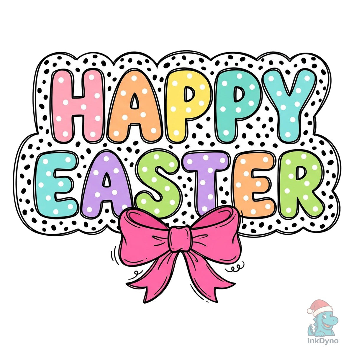 Happy Easter Bow Easter