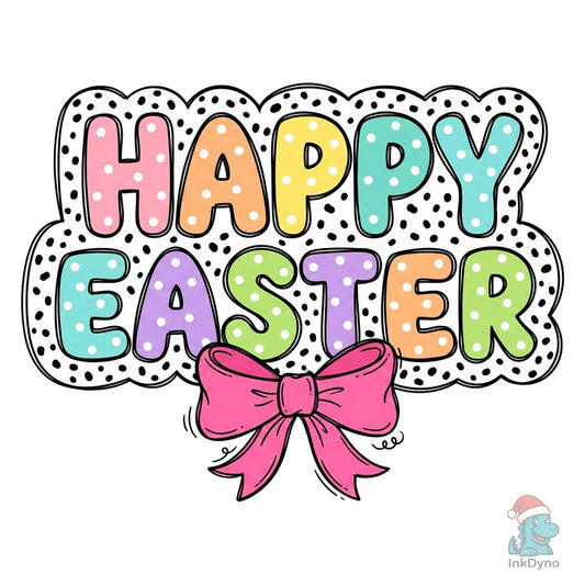 Happy Easter Bow Easter - DTF Transfer