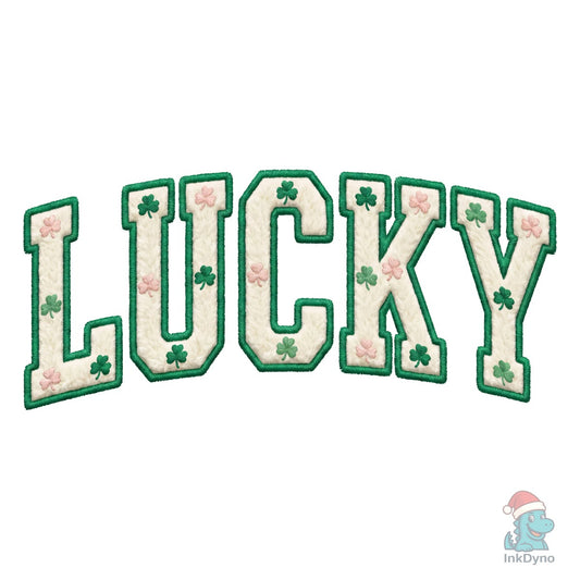 St Patrick's Day Lucky Faux Yarn - DTF Transfer