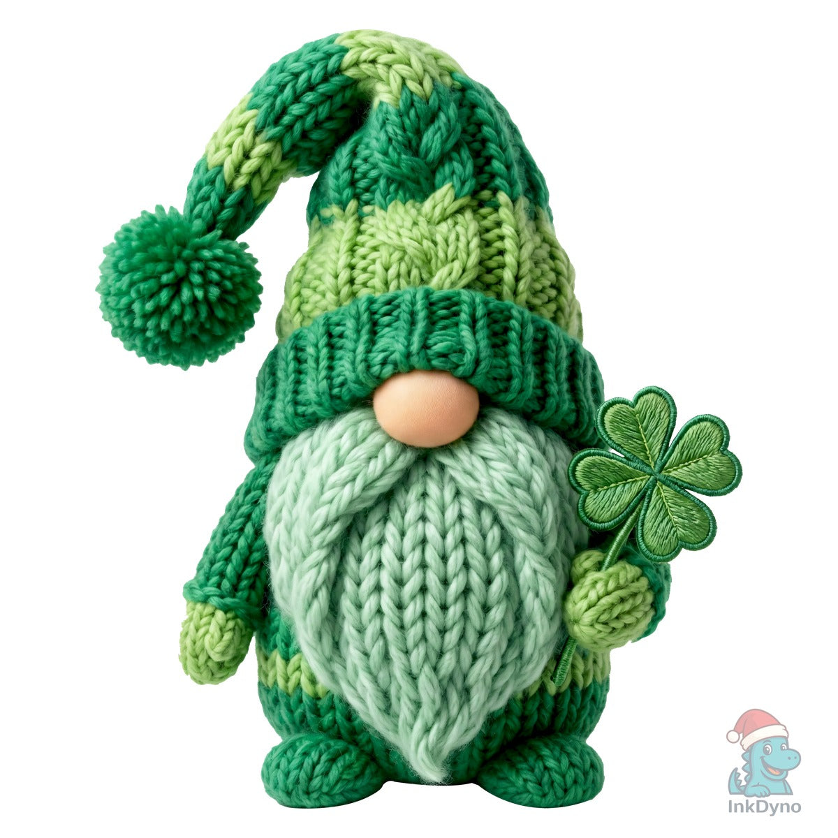 St Patrick's Day Lucky Yarn Gnome
