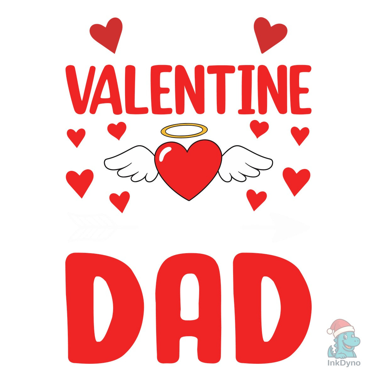 First Dad Valentine's Day T-Shirt