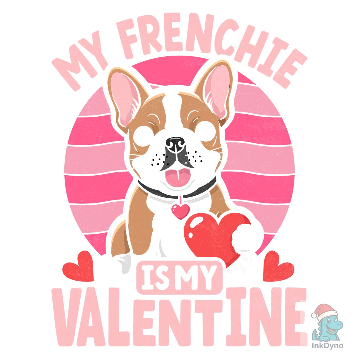 Frenchie Love Valentine's Day T-Shirt