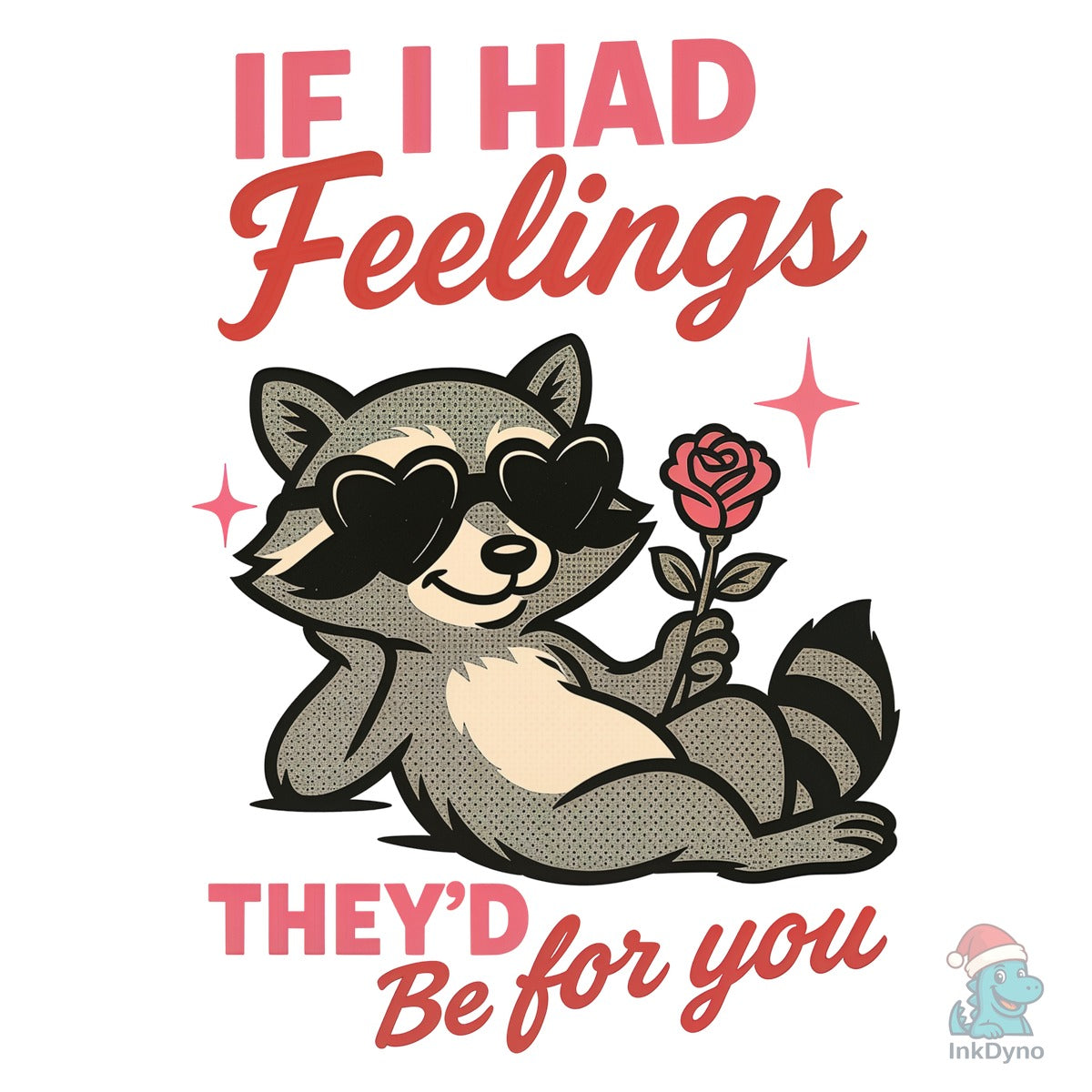 Funny Anti Valentine Raccoon