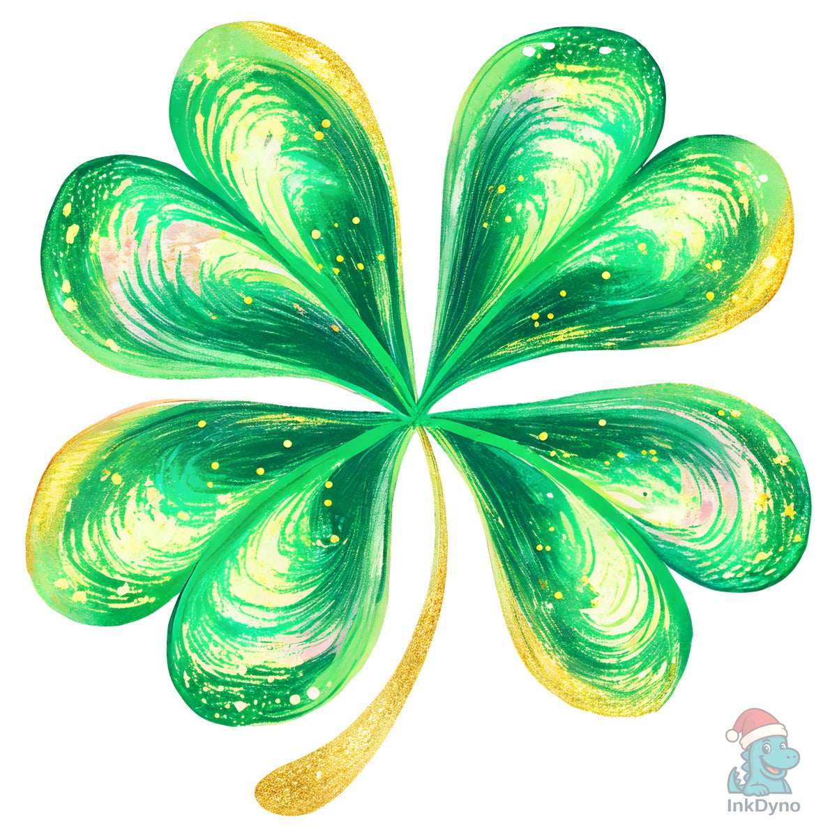 Glitter St Patrick's Day Shamrock