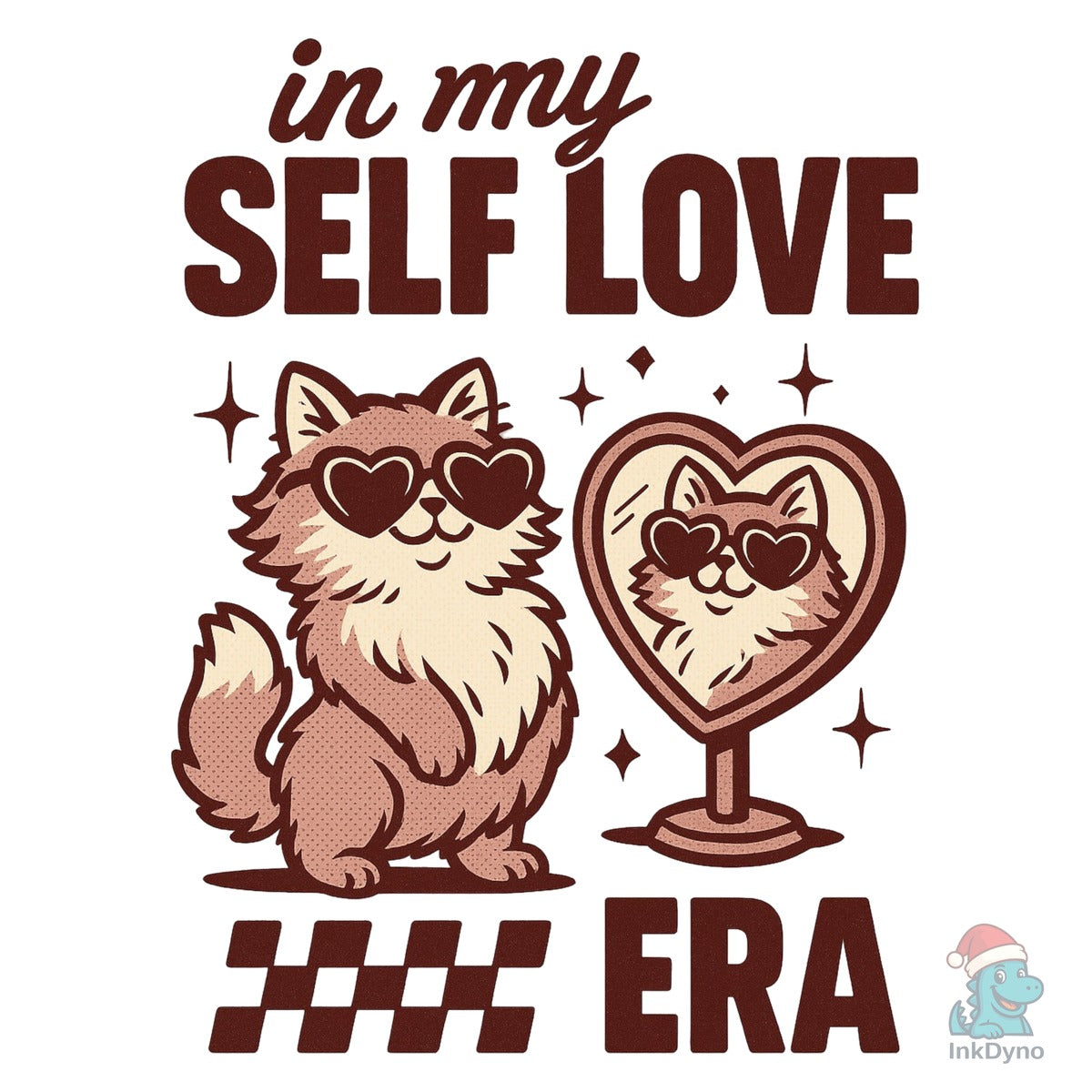 In My Self Love Era Funny Cat Valentine