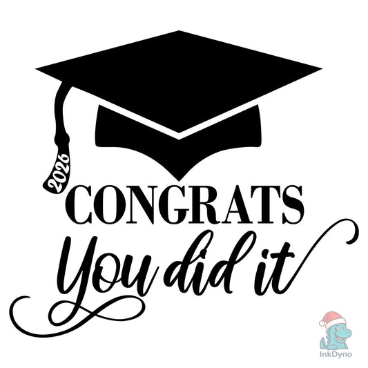 2026 Graduation Squad Graduate Cap Grad - DTF Transfer