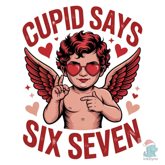 Cupid Says Six Seven Valentine - DTF Transfer