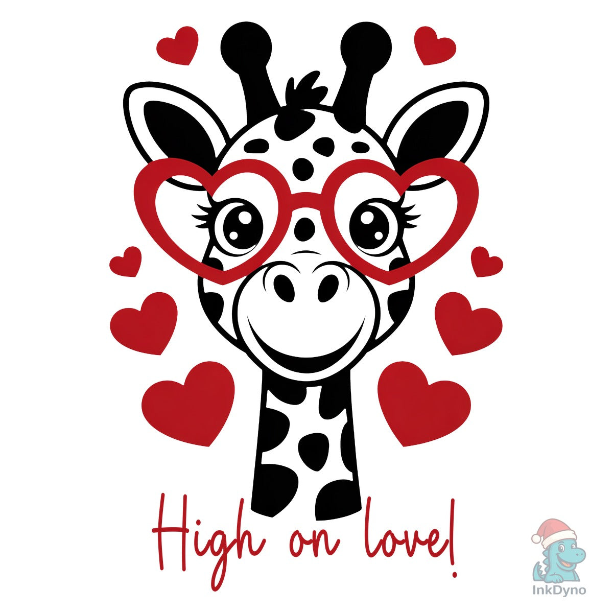 High on Love Valentine Design