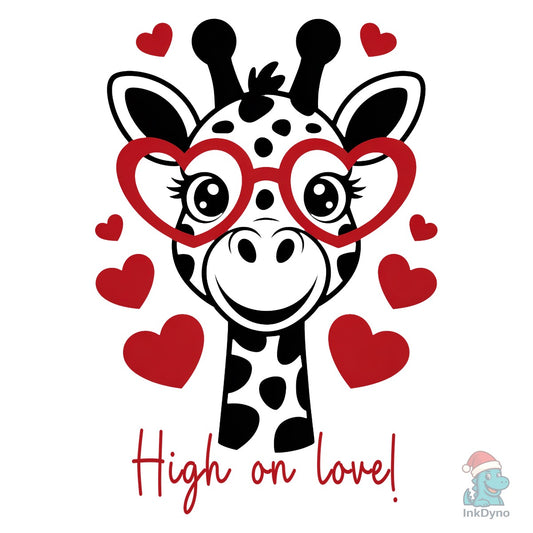 High on Love Valentine Design - DTF Transfer