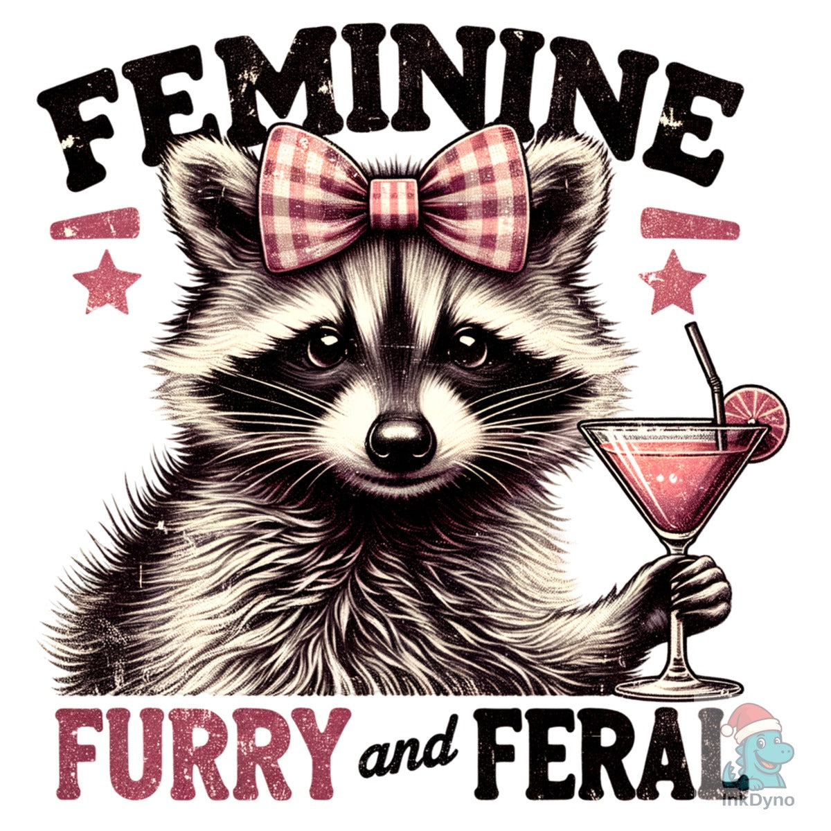 Raccoon Feminine Furry and Feral