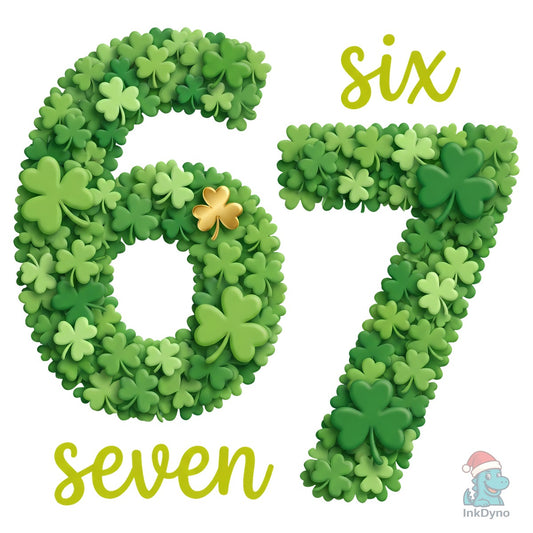 St Patrick's Day Six Seven Viral Meme - DTF Transfer