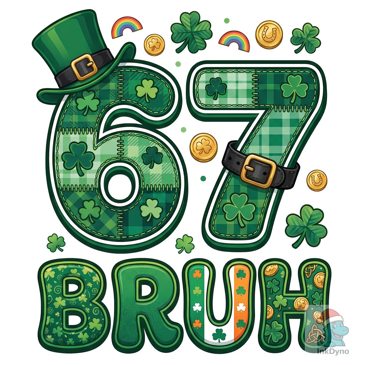 67 Bruh Viral Meme St Patrick's