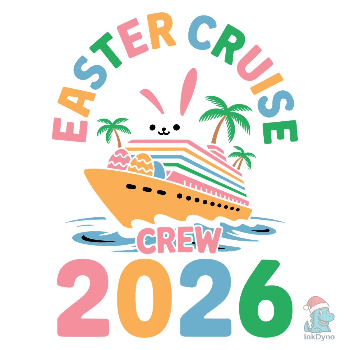 Easter Cruise Crew 2026 T Shirt Design
