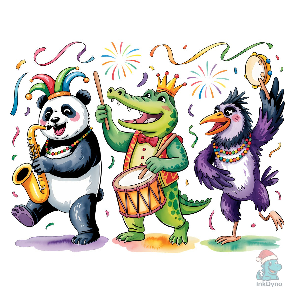 Funny Mardi Gras Sublimation Design