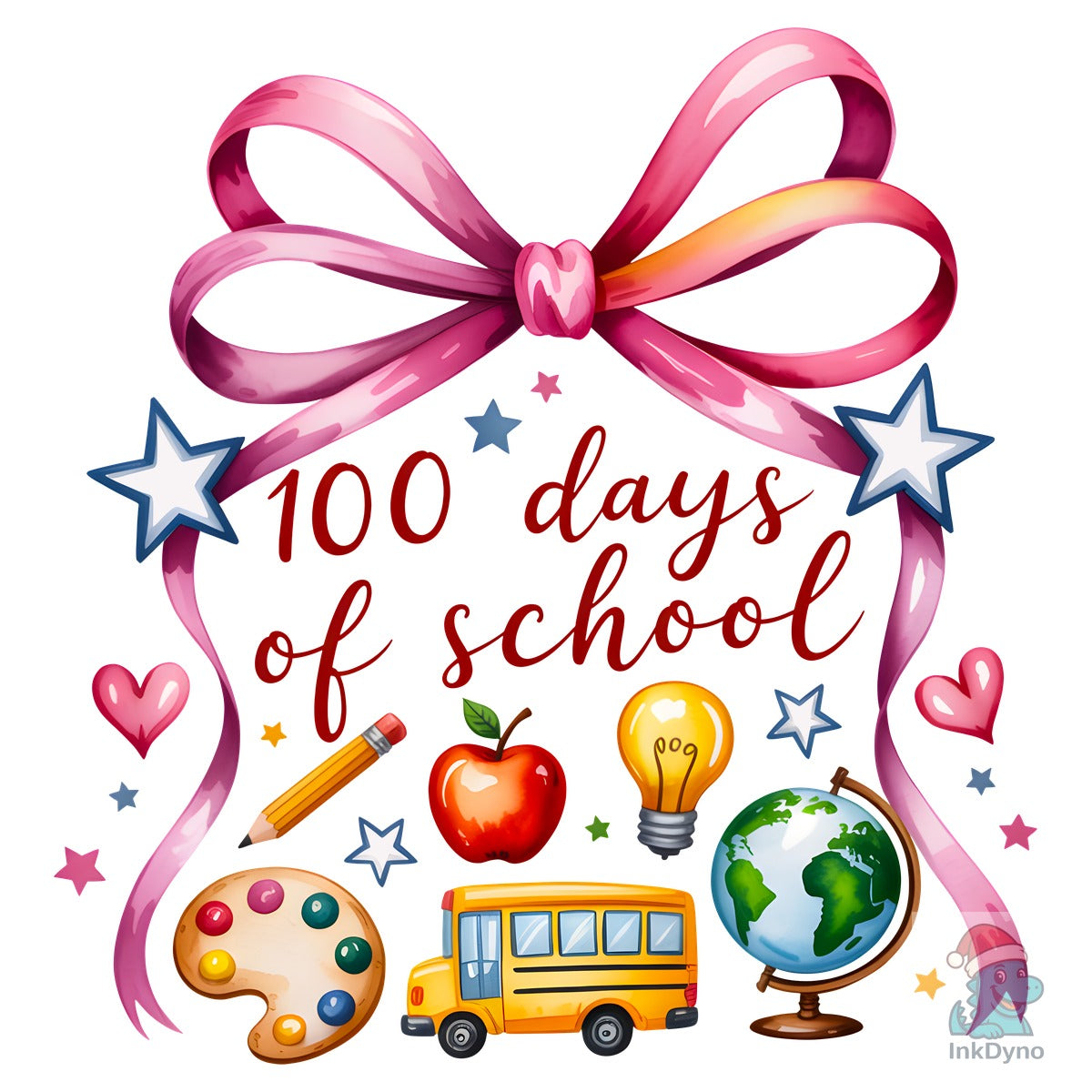 Coquette 100 Days of School Teacher