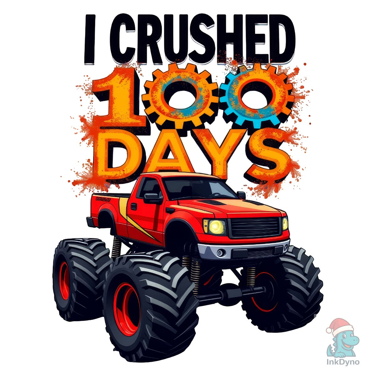 I Crushed 100 Days MonsterTruck 100