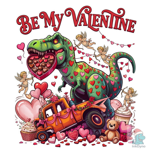 Be My Valentine Funny T-shirt Design - DTF Transfer