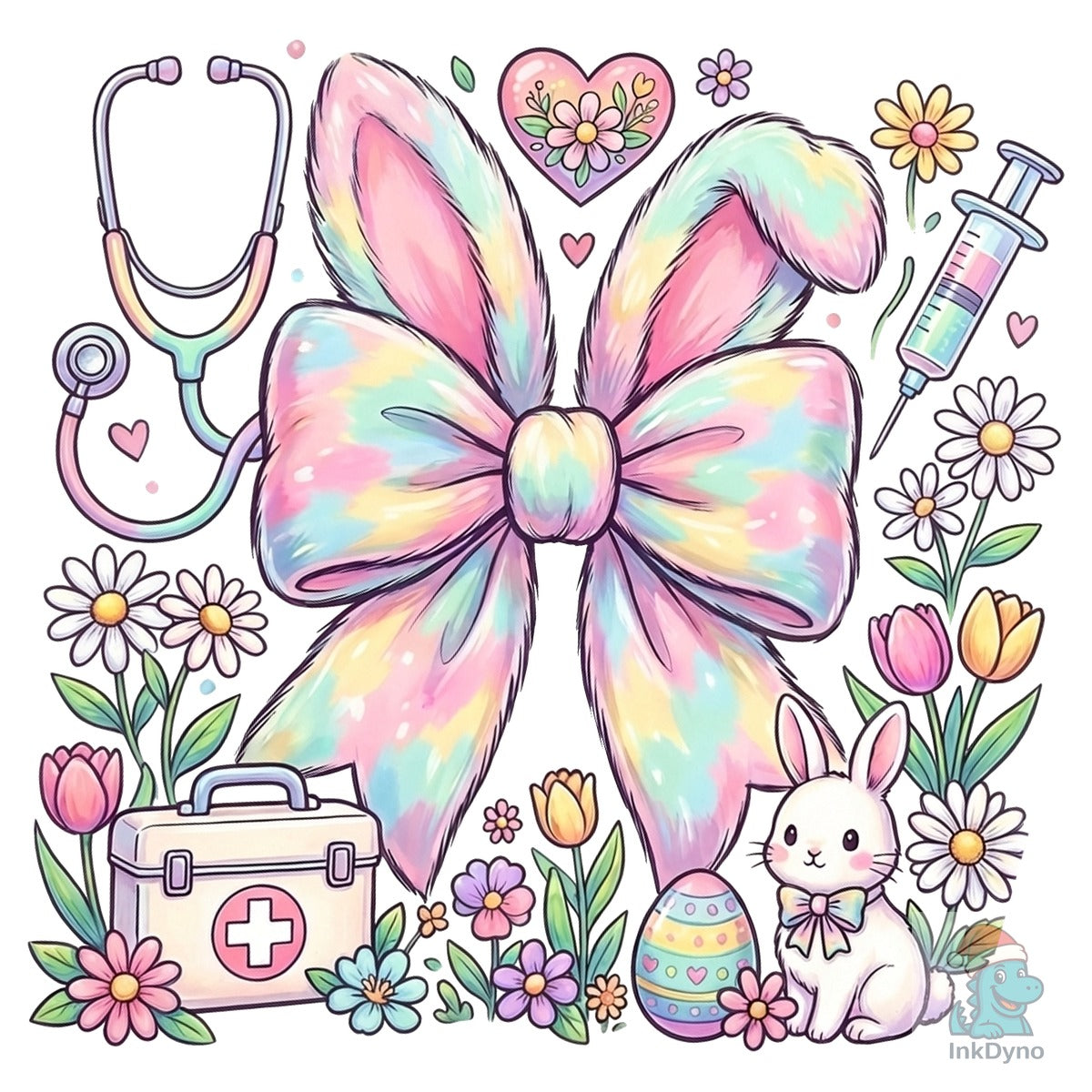 Easter Nurse Coquette Stethoscope