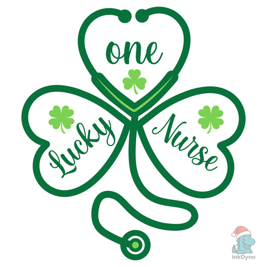 One Lucky Nurse St Patricks Day - DTF Transfer