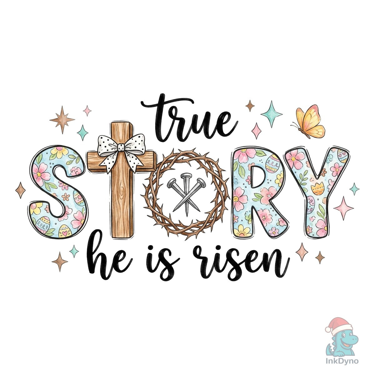 Retro True Story He is Risen