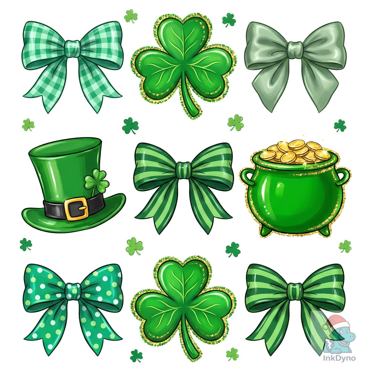 Shamrock Bows Leprechaun Hat
