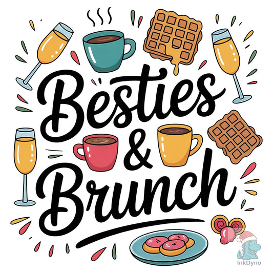 Besties and Brunch Galentine's Day - DTF Transfer