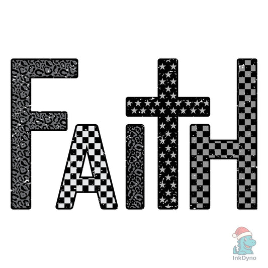 Faith Jesus Bible Verses - DTF Transfer