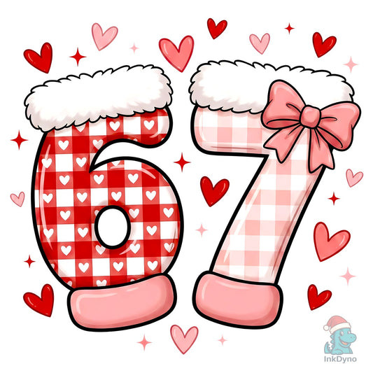 Cute Viral 67 Valentine - DTF Transfer