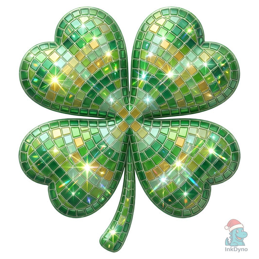 St Patrick's Day Rhinestone Shamrock - DTF Transfer
