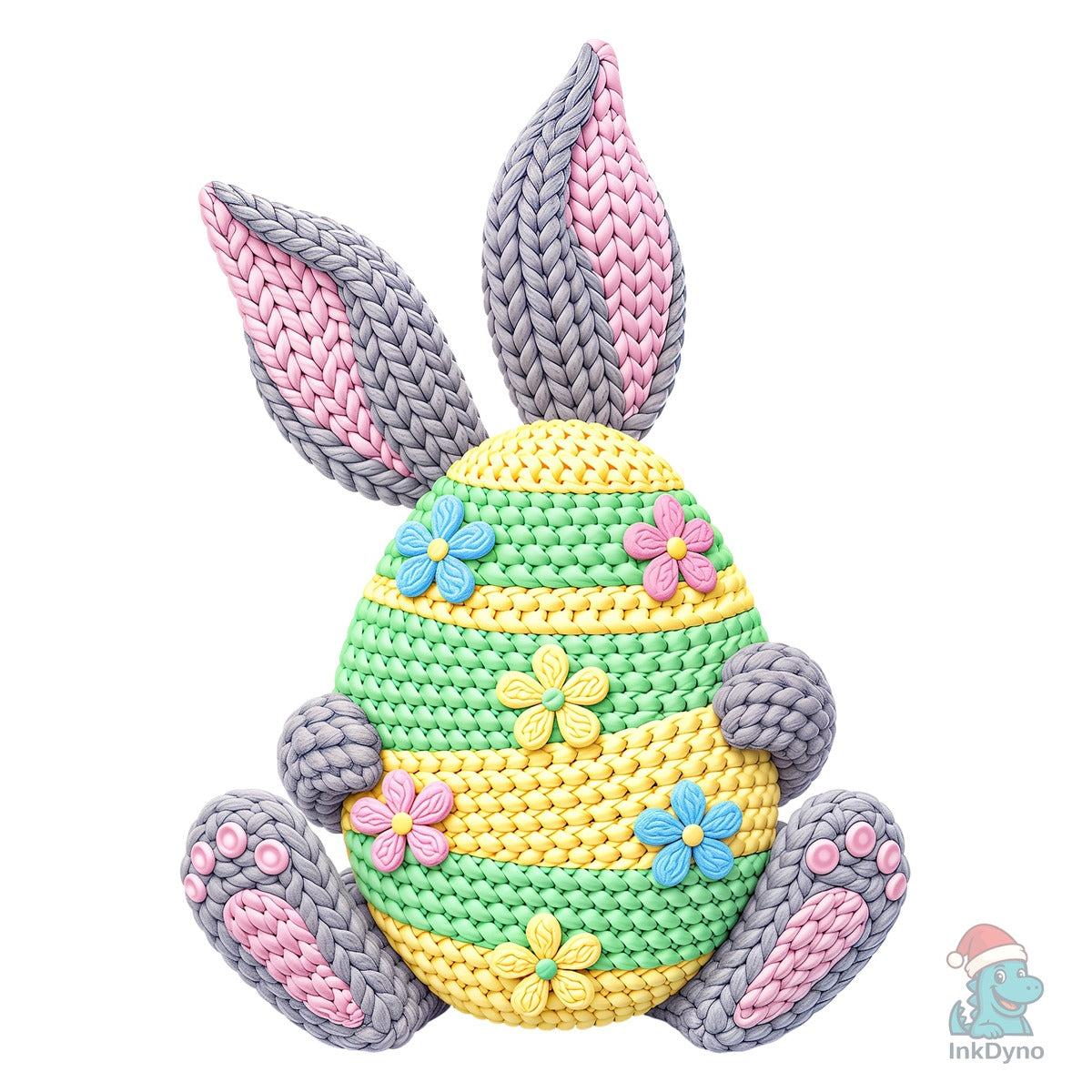 Faux Crochet Easter Egg