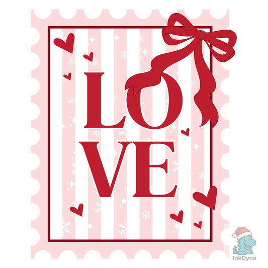 Love Valentines Love Heart - DTF Transfer
