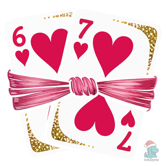 67 Playing Cards Six Seven Valentines Da - DTF Transfer
