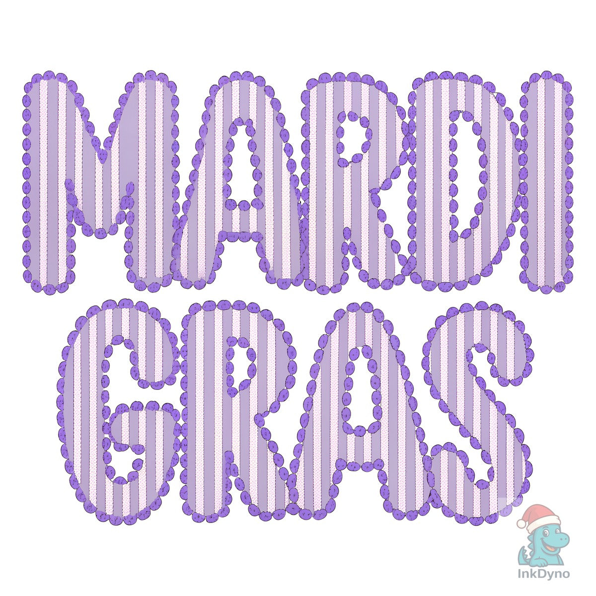 Mardi Gras Lacey Ruffle