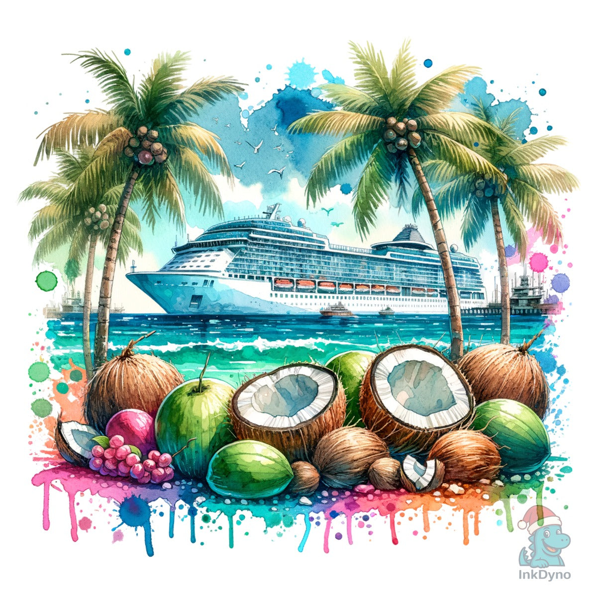 Cruise Ship Tropical Vacation