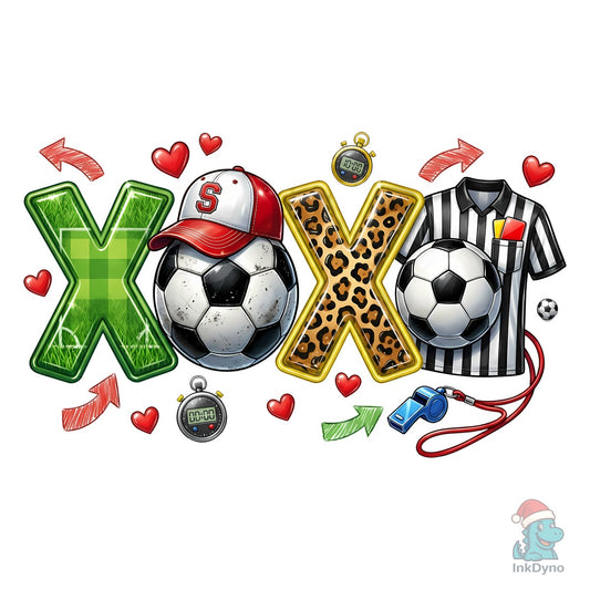 Soccer XOXO Valentine's Day - DTF Transfer