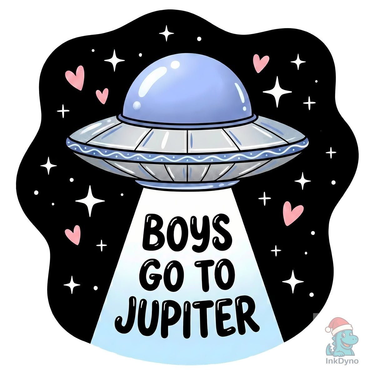 Boys Go to Jupiter UFO Valentine Day