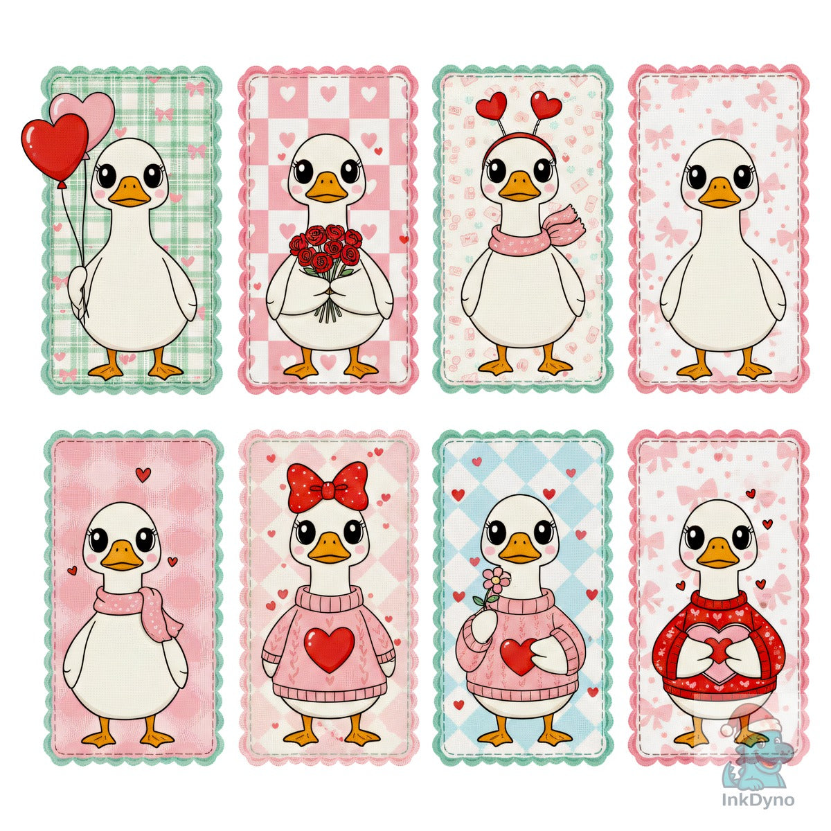 Cute Goose Valentine Card